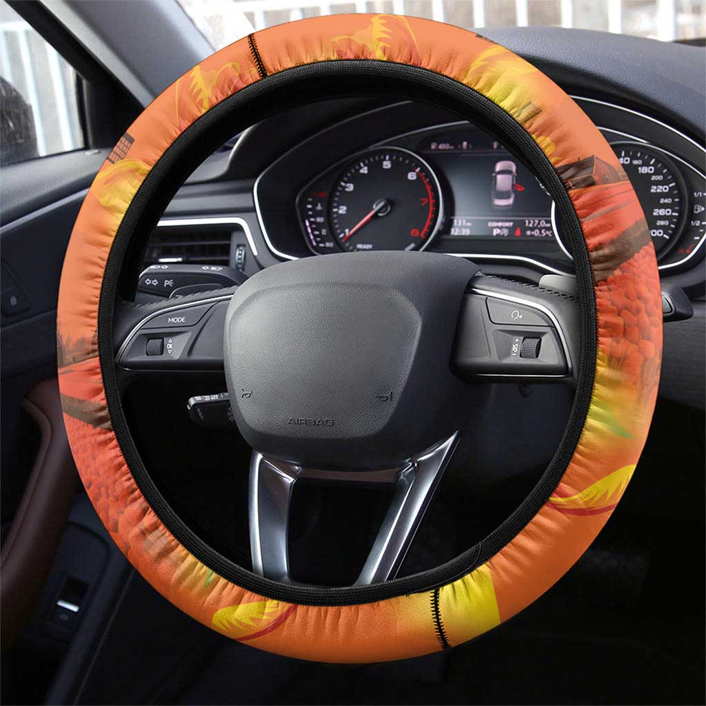 Netherlands Koningsdag Steering Wheel Cover Dutch Lion of Royal Pride