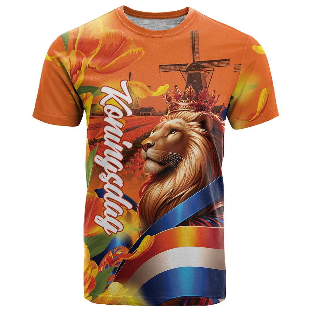 Netherlands Koningsdag T Shirt Dutch Lion of Royal Pride