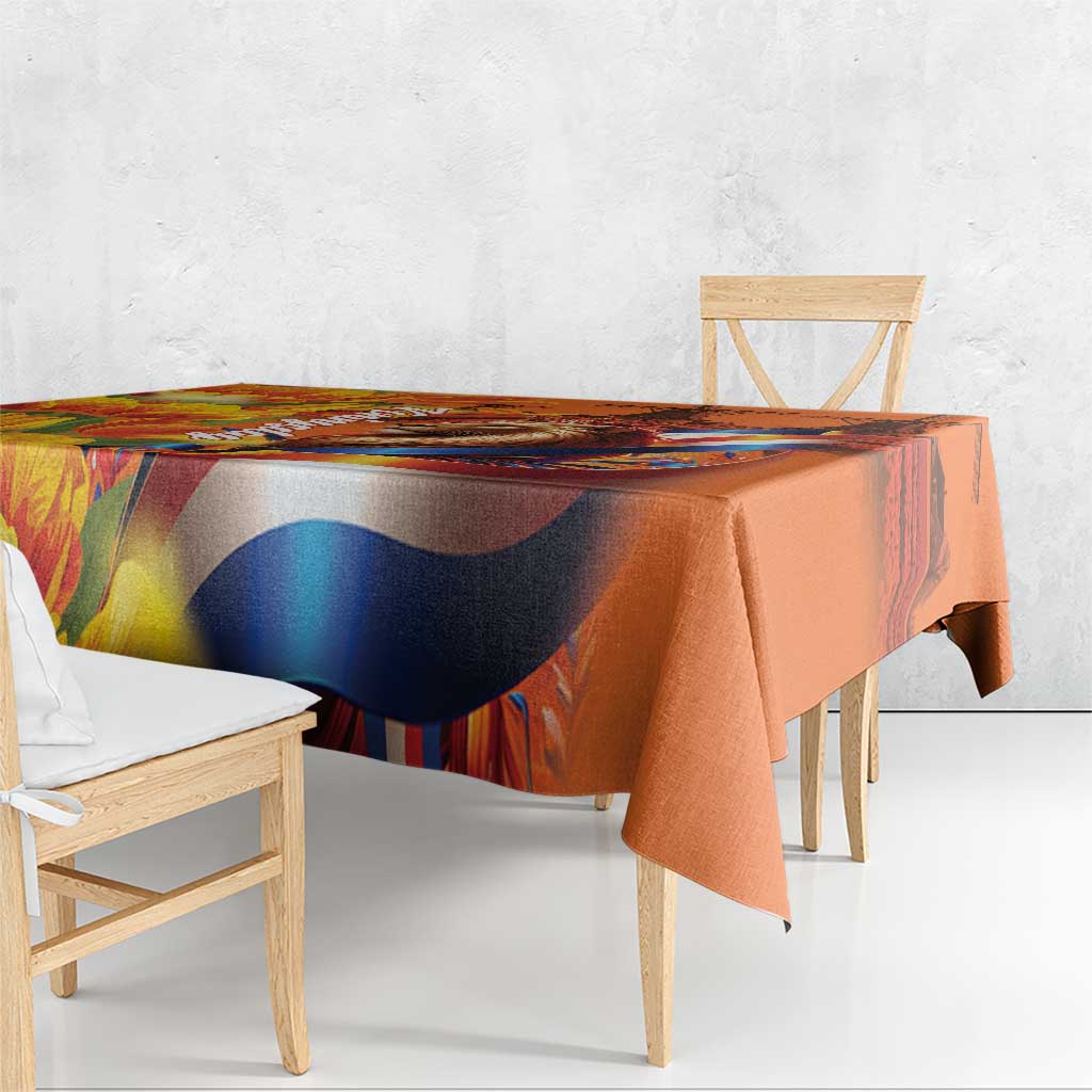 Netherlands Koningsdag Tablecloth Dutch Lion of Royal Pride