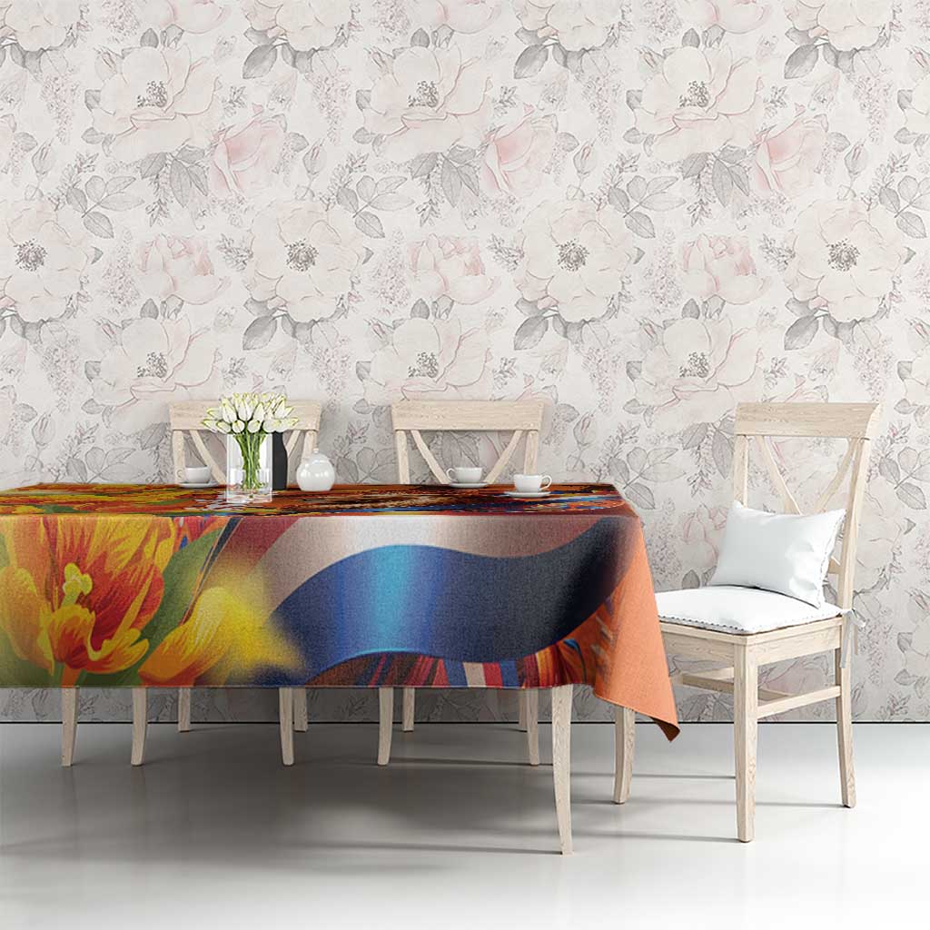 Netherlands Koningsdag Tablecloth Dutch Lion of Royal Pride