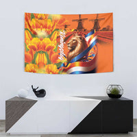 Netherlands Koningsdag Tapestry Dutch Lion of Royal Pride