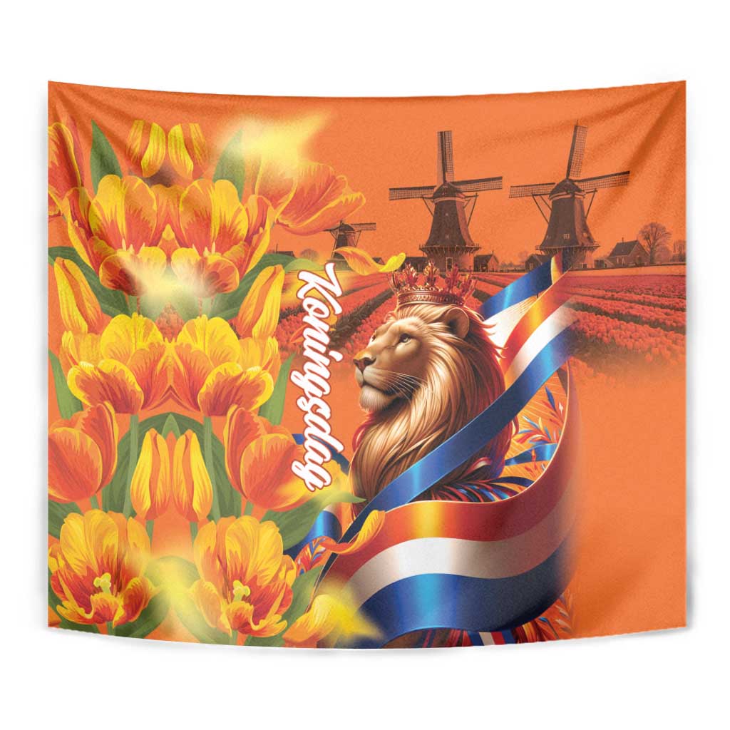 Netherlands Koningsdag Tapestry Dutch Lion of Royal Pride