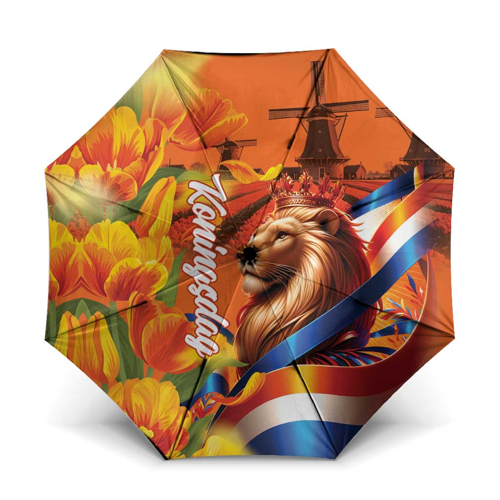 Netherlands Koningsdag Umbrella Dutch Lion of Royal Pride
