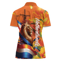 Netherlands Koningsdag Women Polo Shirt Dutch Lion of Royal Pride