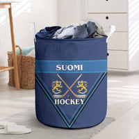 Finland Hockey Laundry Basket Suomi Lion Ice Pride 2026 Blue Version