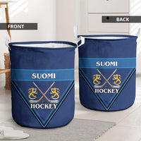 Finland Hockey Laundry Basket Suomi Lion Ice Pride 2026 Blue Version