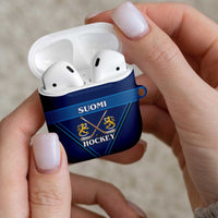 Finland Hockey AirPods Case Suomi Lion Ice Pride 2026 Blue Version