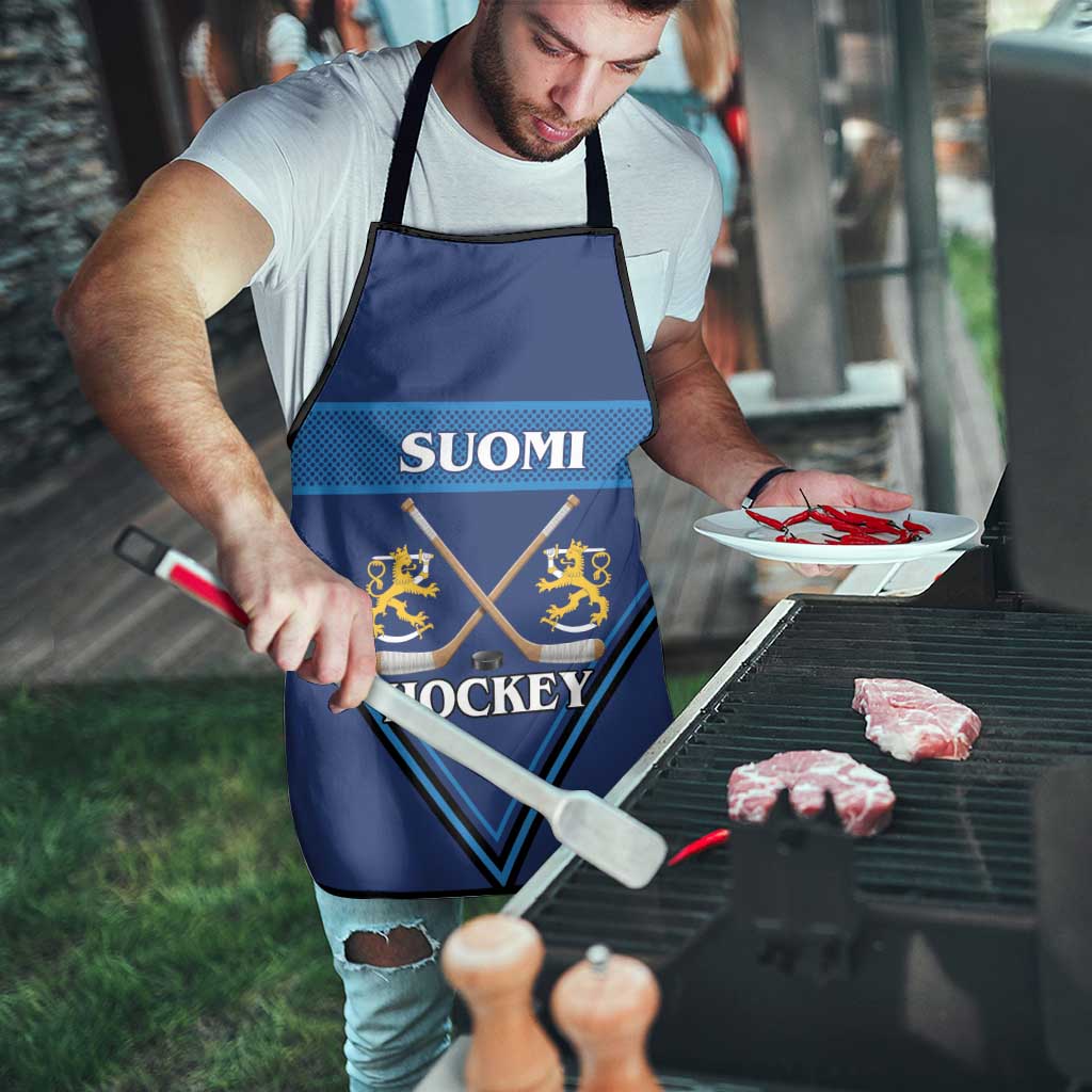 Finland Hockey Apron Suomi Lion Ice Pride 2026 Blue Version
