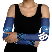 Finland Hockey Custom Arm Sleeves Suomi Lion Ice Pride 2026 Blue Version