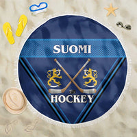 Finland Hockey Beach Blanket Suomi Lion Ice Pride 2026 Blue Version