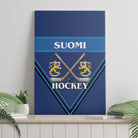 Finland Hockey Canvas Wall Art Suomi Lion Ice Pride 2026 Blue Version