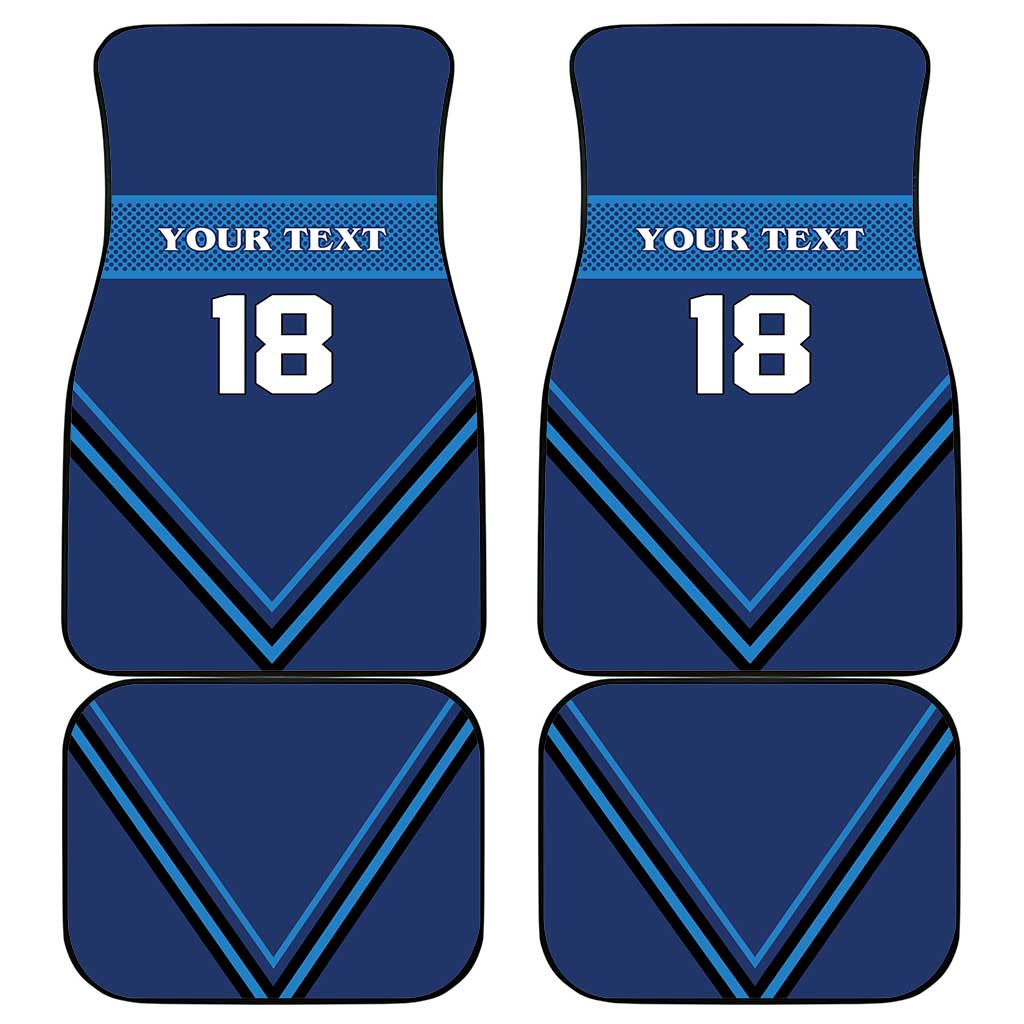 Finland Hockey Custom Car Mats Suomi Lion Ice Pride 2026 Blue Version