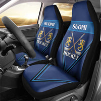 Finland Hockey Car Seat Cover Suomi Lion Ice Pride 2026 Blue Version