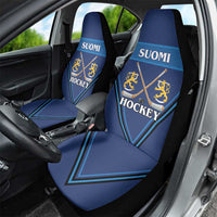 Finland Hockey Car Seat Cover Suomi Lion Ice Pride 2026 Blue Version