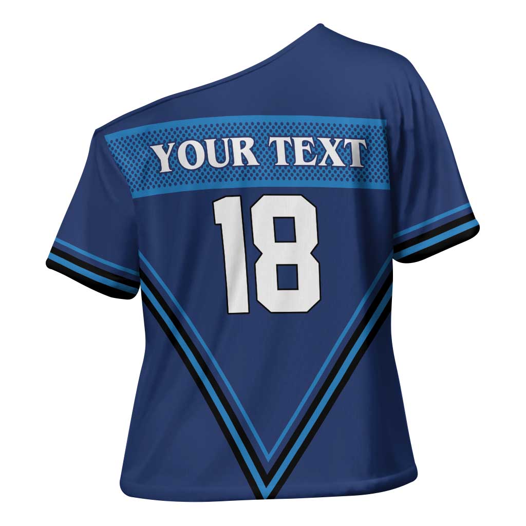 Finland Hockey Custom Cross Shoulder Shirt Suomi Lion Ice Pride 2026 Blue Version