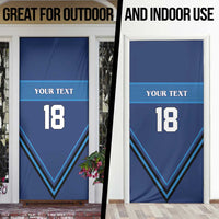Finland Hockey Custom Door Cover Suomi Lion Ice Pride 2026 Blue Version