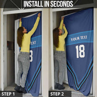 Finland Hockey Custom Door Cover Suomi Lion Ice Pride 2026 Blue Version