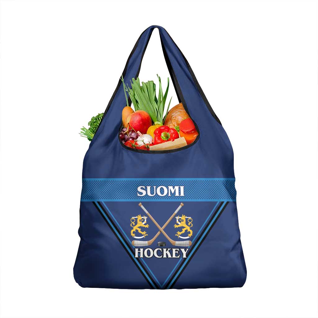 Finland Hockey Grocery Bag Suomi Lion Ice Pride 2026 Blue Version