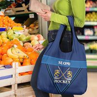Finland Hockey Grocery Bag Suomi Lion Ice Pride 2026 Blue Version