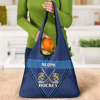 Finland Hockey Grocery Bag Suomi Lion Ice Pride 2026 Blue Version