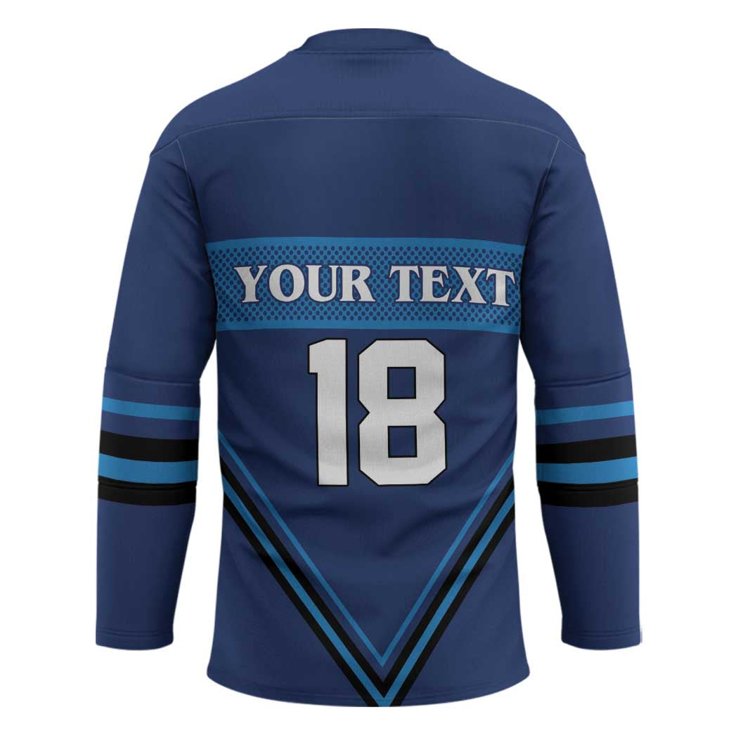 Finland Hockey Custom Hockey Jersey Suomi Lion Ice Pride 2026 Blue Version