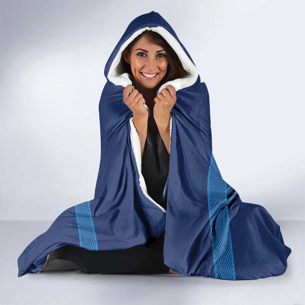 Finland Hockey Hooded Blanket Suomi Lion Ice Pride 2026 Blue Version