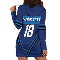 Finland Hockey Custom Hoodie Dress Suomi Lion Ice Pride 2026 Blue Version