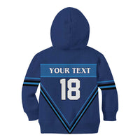 Finland Hockey Custom Kid Hoodie Suomi Lion Ice Pride 2026 Blue Version