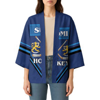 Finland Hockey Custom Kimono Suomi Lion Ice Pride 2026 Blue Version