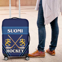 Finland Hockey Luggage Cover Suomi Lion Ice Pride 2026 Blue Version