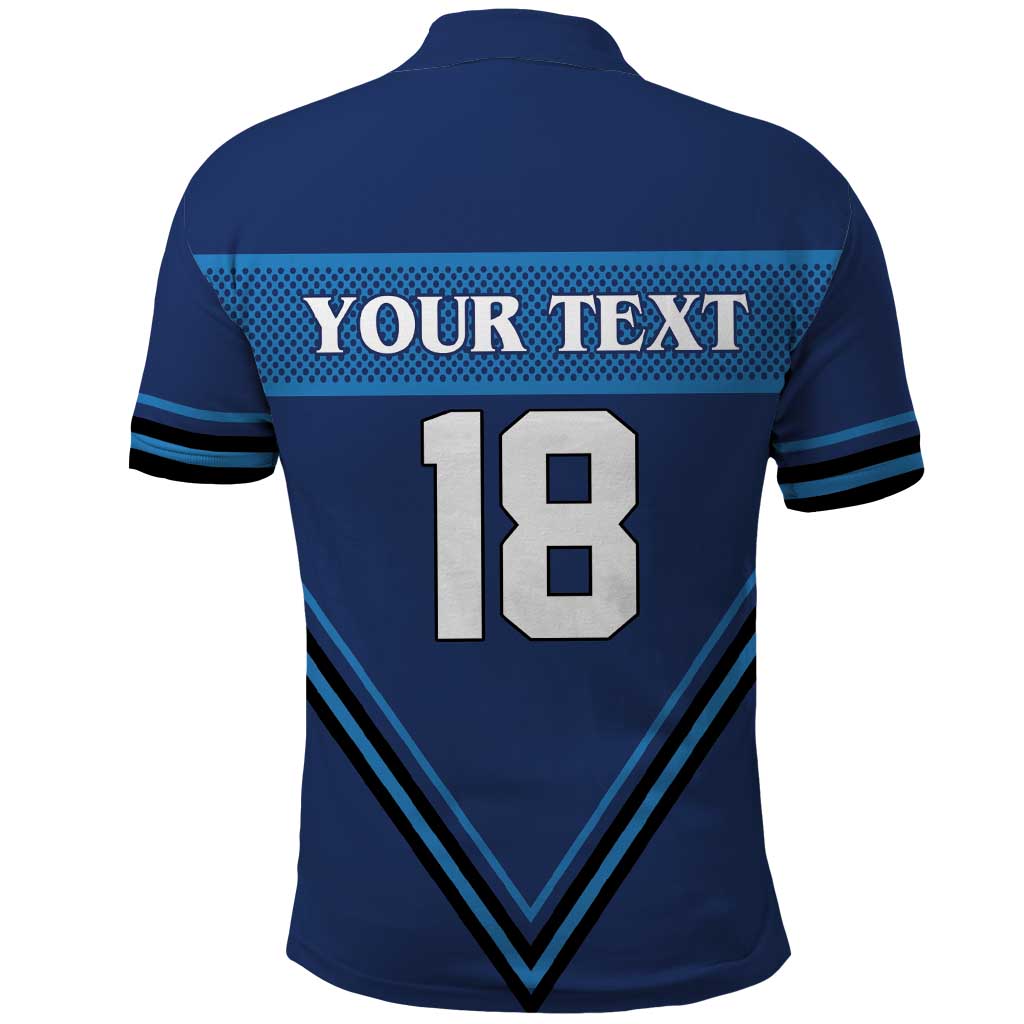 Finland Hockey Custom Polo Shirt Suomi Lion Ice Pride 2026 Blue Version