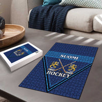 Finland Hockey Puzzle Suomi Lion Ice Pride 2026 Blue Version