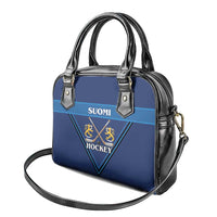 Finland Hockey Shoulder Handbag Suomi Lion Ice Pride 2026 Blue Version