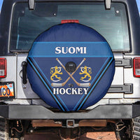 Finland Hockey Spare Tire Cover Suomi Lion Ice Pride 2026 Blue Version