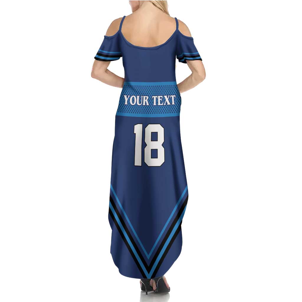 Finland Hockey Custom Summer Maxi Dress Suomi Lion Ice Pride 2026 Blue Version
