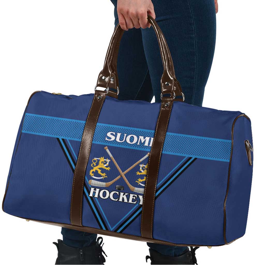 Finland Hockey Travel Bag Suomi Lion Ice Pride 2026 Blue Version