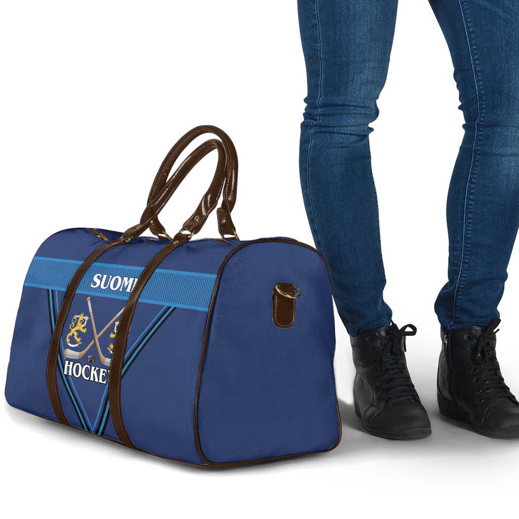 Finland Hockey Travel Bag Suomi Lion Ice Pride 2026 Blue Version
