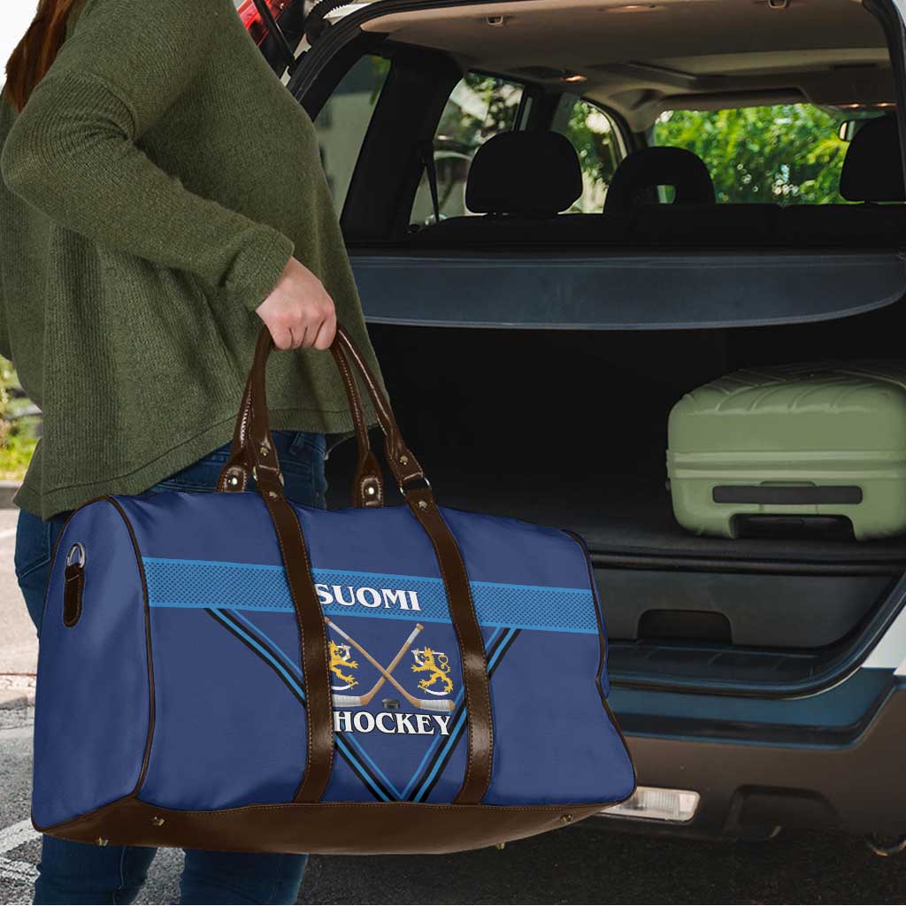 Finland Hockey Travel Bag Suomi Lion Ice Pride 2026 Blue Version
