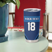 Finland Hockey Custom Tumbler Cup Suomi Lion Ice Pride 2026 Blue Version