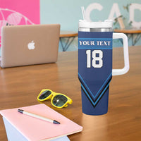Finland Hockey Custom Tumbler With Handle Suomi Lion Ice Pride 2026 Blue Version