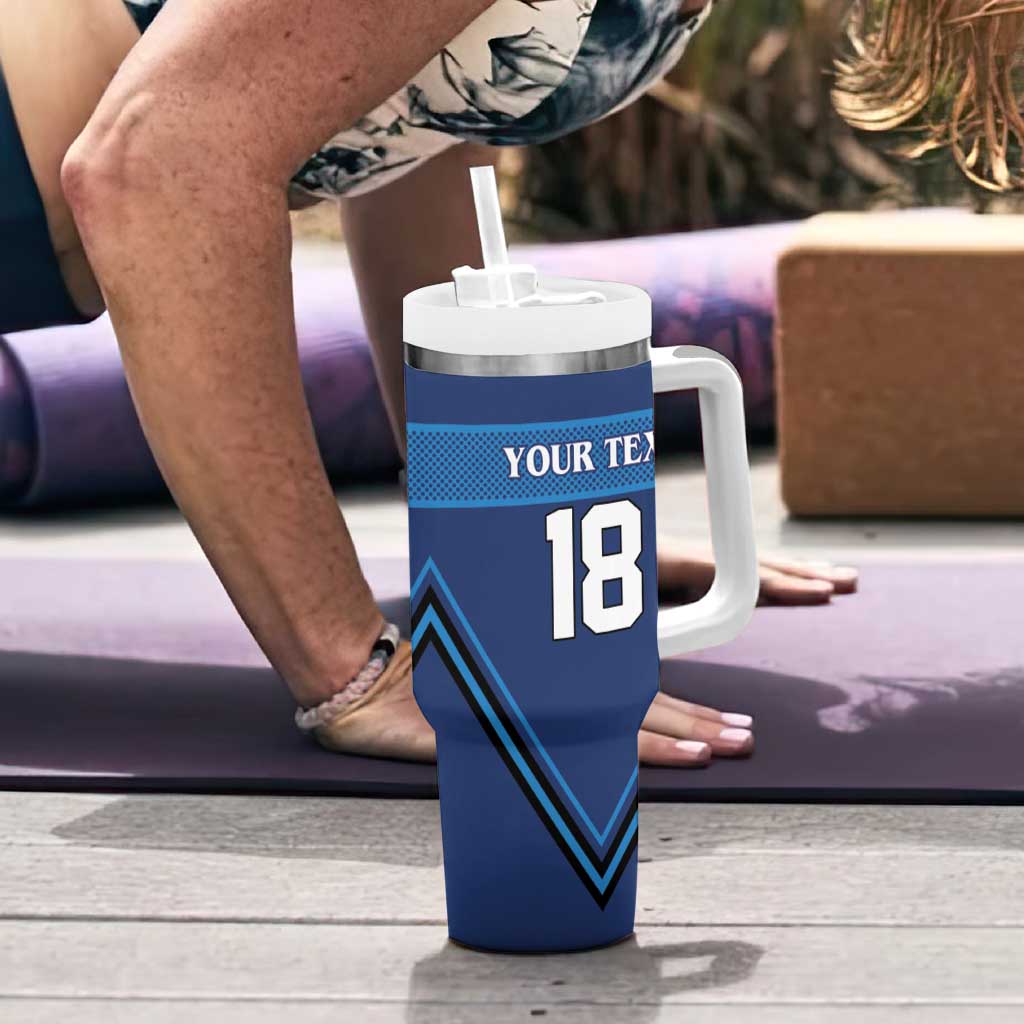 Finland Hockey Custom Tumbler With Handle Suomi Lion Ice Pride 2026 Blue Version