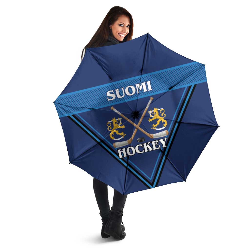 Finland Hockey Umbrella Suomi Lion Ice Pride 2026 Blue Version