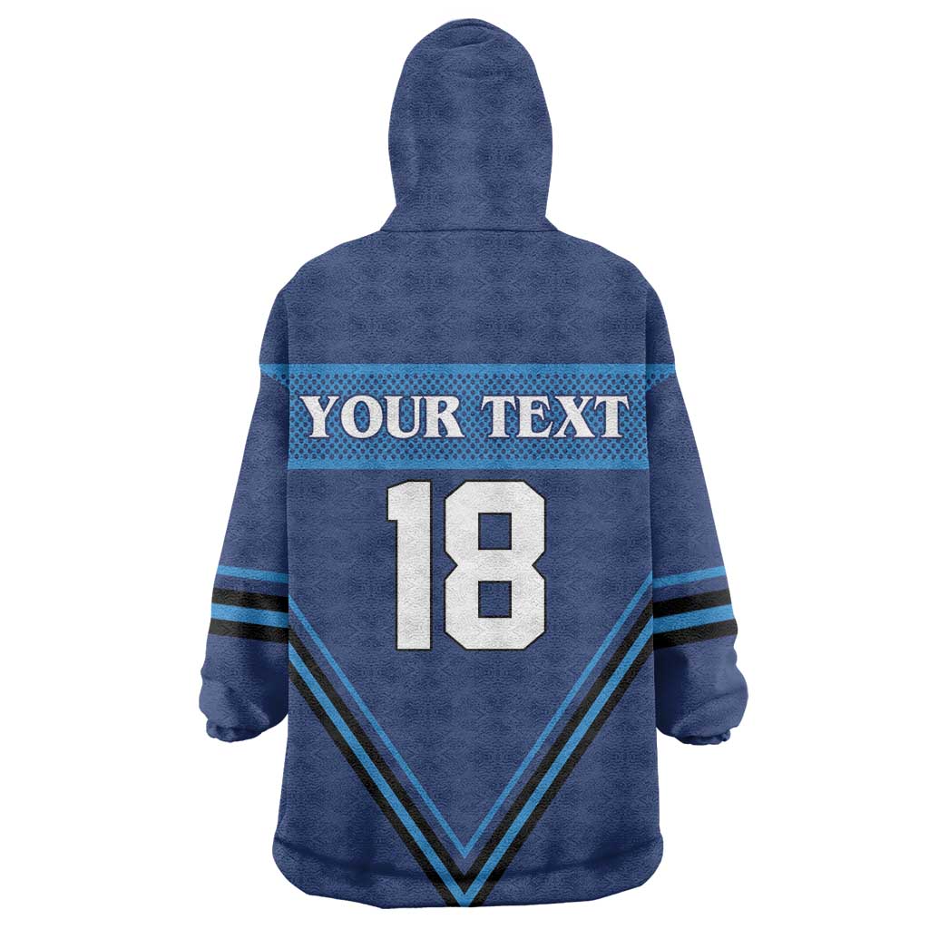 Finland Hockey Custom Wearable Blanket Hoodie Suomi Lion Ice Pride 2026 Blue Version