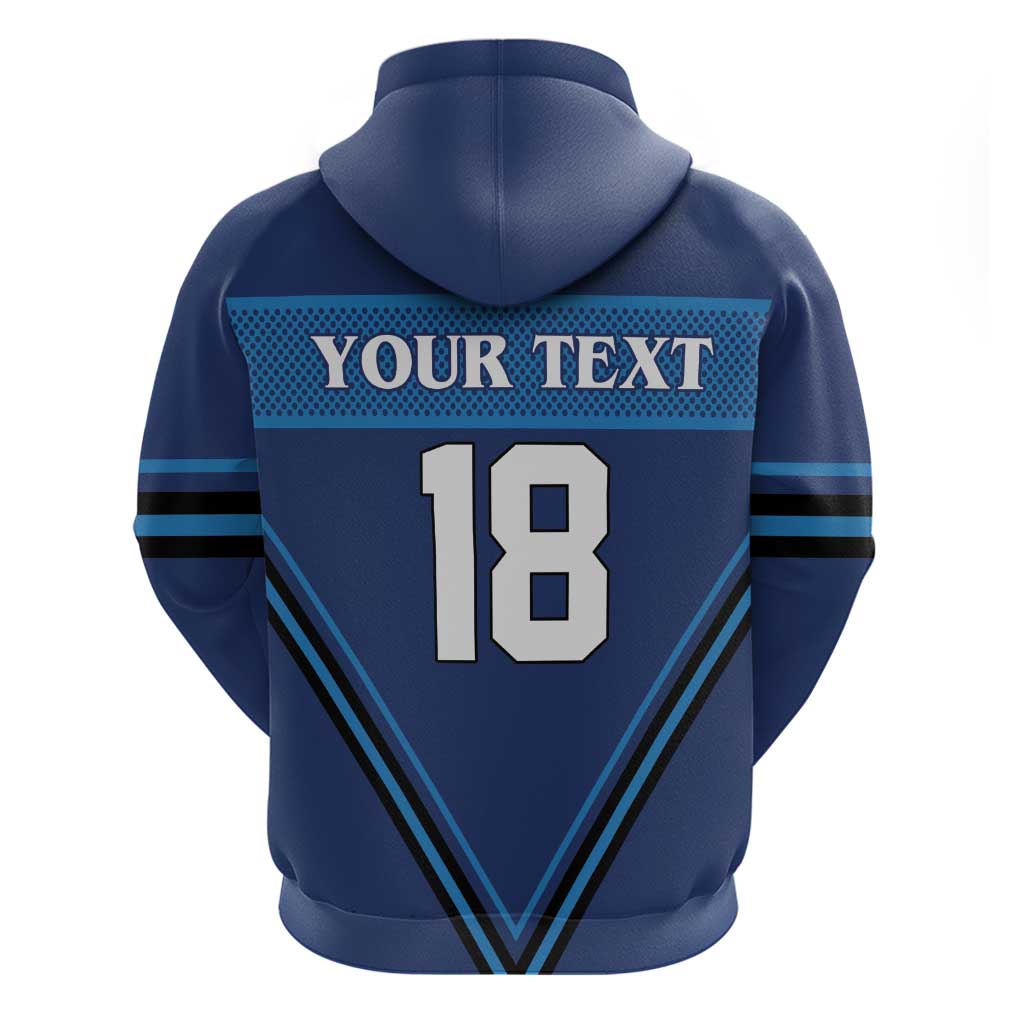 Finland Hockey Custom Zip Hoodie Suomi Lion Ice Pride 2026 Blue Version