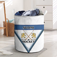 Finland Hockey Laundry Basket Suomi Lion Ice Pride 2026 White Version