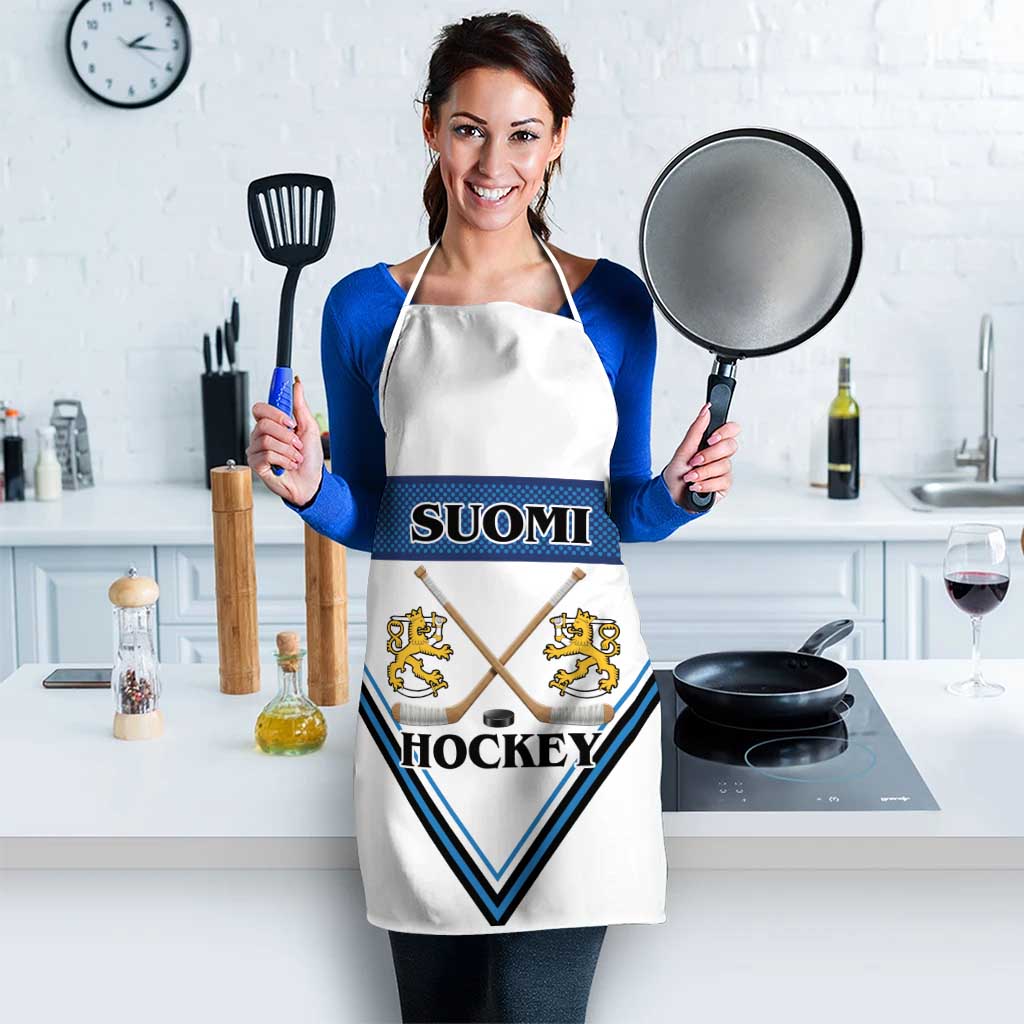 Finland Hockey Apron Suomi Lion Ice Pride 2026 White Version