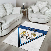 Finland Hockey Area Rug Suomi Lion Ice Pride 2026 White Version