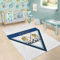 Finland Hockey Area Rug Suomi Lion Ice Pride 2026 White Version