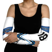 Finland Hockey Custom Arm Sleeves Suomi Lion Ice Pride 2026 White Version