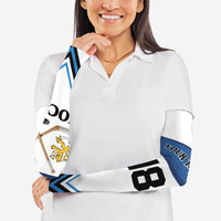 Finland Hockey Custom Arm Sleeves Suomi Lion Ice Pride 2026 White Version